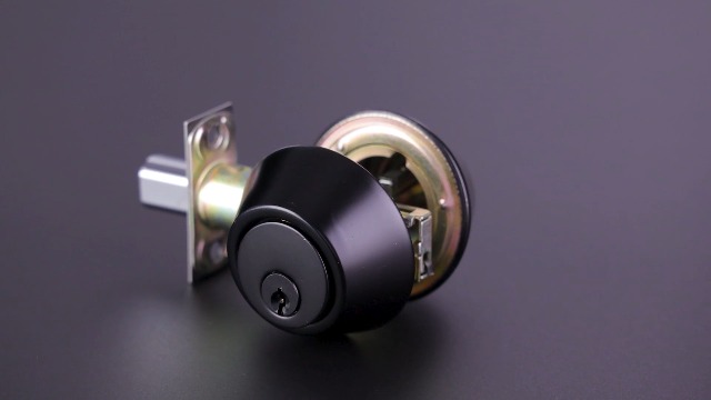 KNOBWELL 1 Pack Keyed Alike Door Knob and Double Cylinder Deadbolt